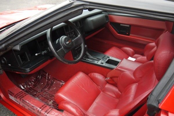 1989 Red Chevrolet Corvette Coupe