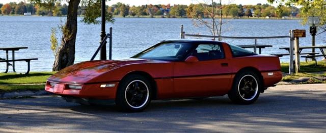 1989 Red Chevrolet Corvette Coupe