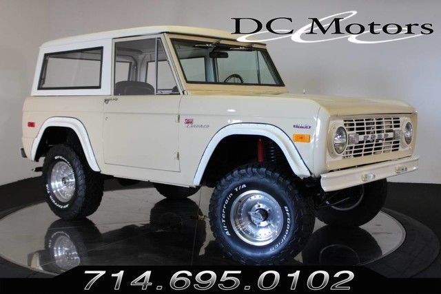 1972 White Ford Bronco SUV