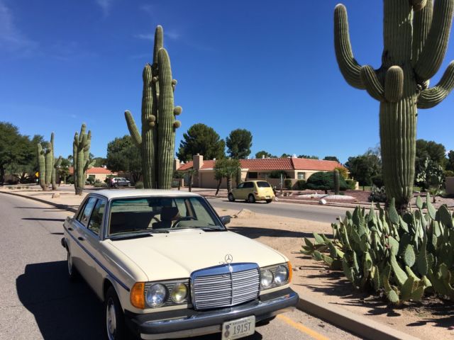 1980 Beige Mercedes-Benz 200-Series Sedan