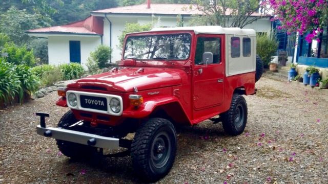 1980 Red Toyota Land Cruiser SUV