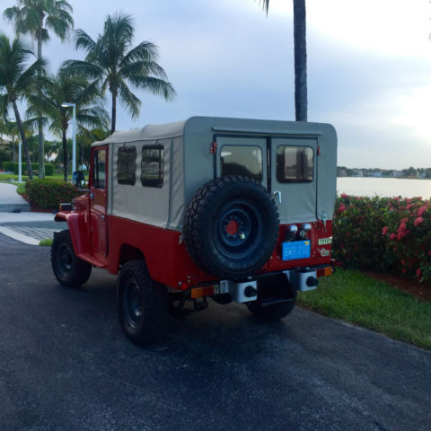 1980 Red Toyota Land Cruiser SUV