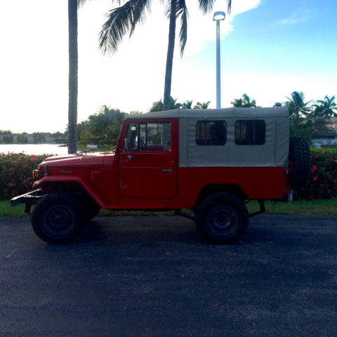 1980 Red Toyota Land Cruiser SUV