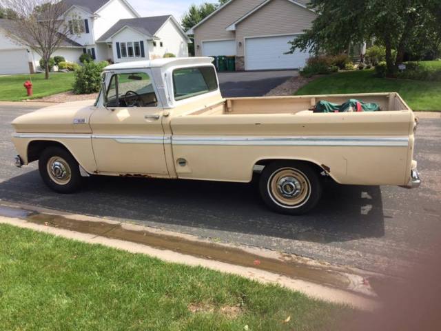 1965 Tan Chevrolet C-10 truck