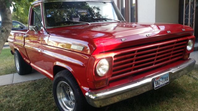 1968 Black Ford F-100 Standard Cab Pickup