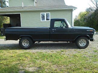 1968 Black Ford F-100 Standard Cab Pickup