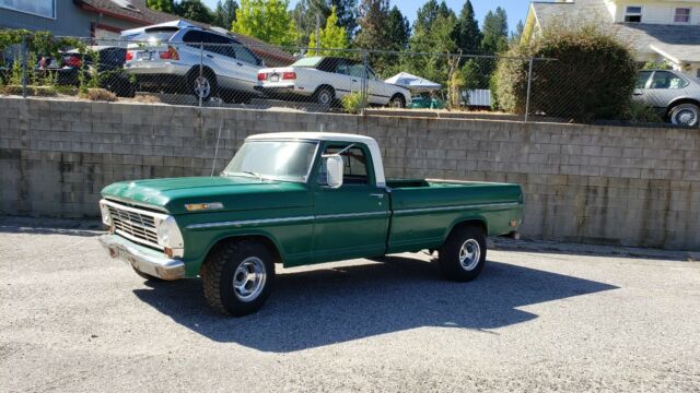 1969 Green Ford F-100