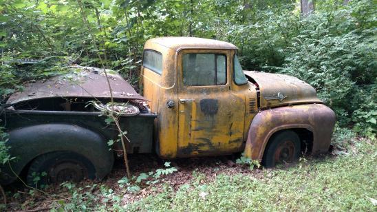 1955 Yellow Ford F-100