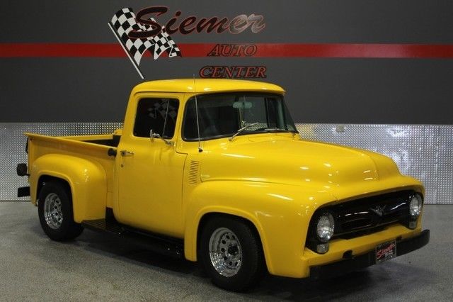 1956 Yellow Ford F-100 Pickup Truck
