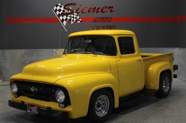 1956 Yellow Ford F-100 Pickup Truck