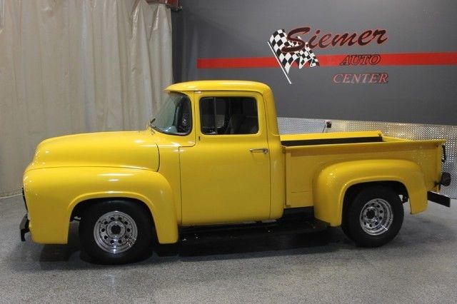 1956 Yellow Ford F-100 Pickup Truck