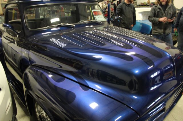 1955 Blue Ford F-100 Standard Cab Pickup