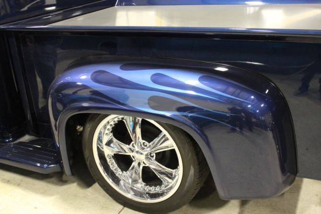 1955 Blue Ford F-100 Standard Cab Pickup