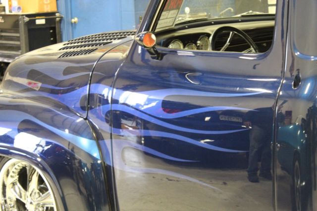 1955 Blue Ford F-100 Standard Cab Pickup