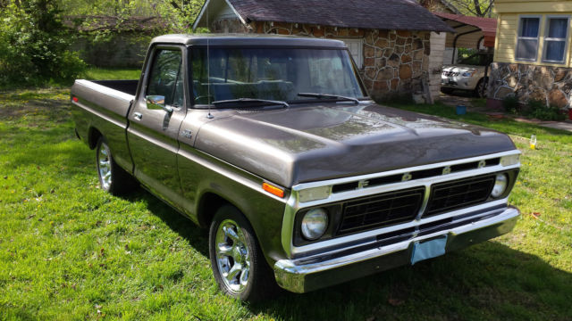1977 Gray Ford F-100 Standard Cab Pickup