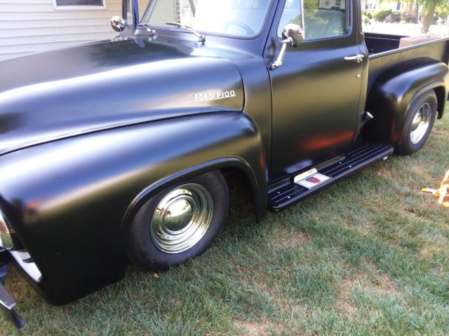 1954 Black Ford F-100 Cab & Chassis