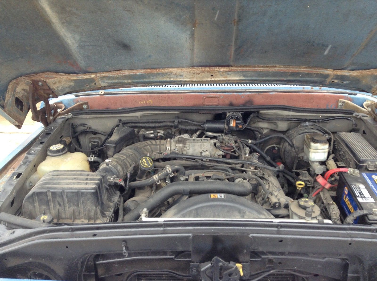 1965 Blue Ford F-100 Short bed pickup