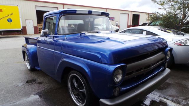 1957 Blue Ford F-100
