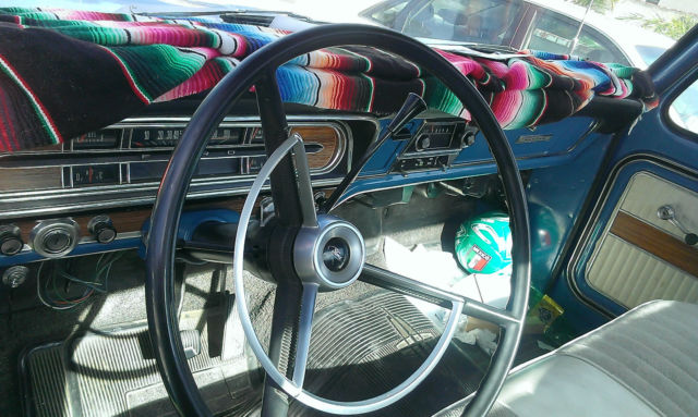 1969 Blue/white Ford F-100 Standard Cab Pickup