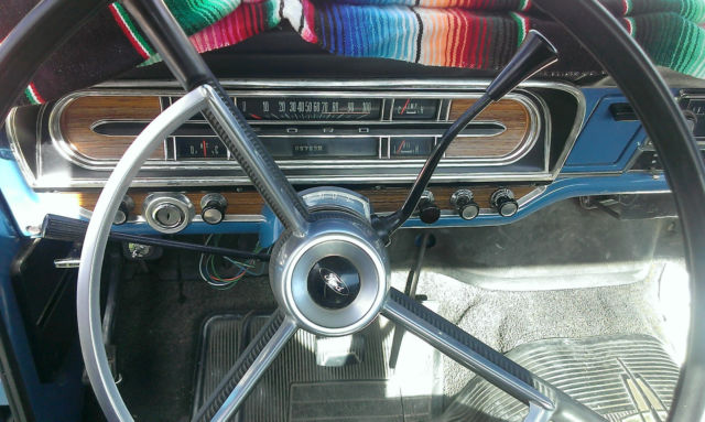 1969 Blue/white Ford F-100 Standard Cab Pickup