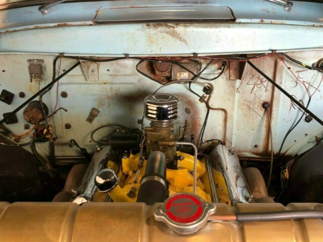 1956 Blue Ford F-100 Stepside Pickup