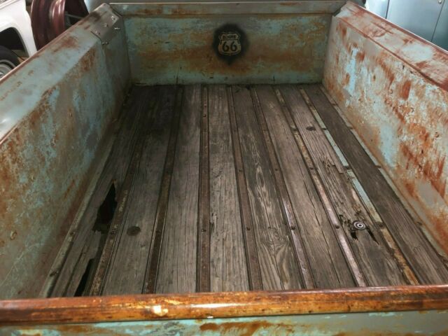 1956 Blue Ford F-100 Stepside Pickup