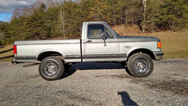 1987 Gray Ford F-150 Standard Cab Pickup