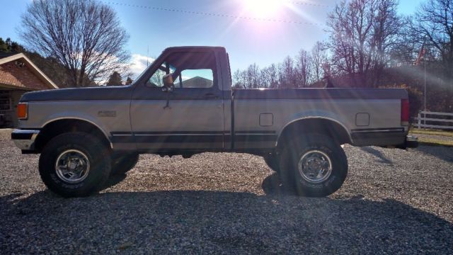 1987 Gray Ford F-150 Standard Cab Pickup
