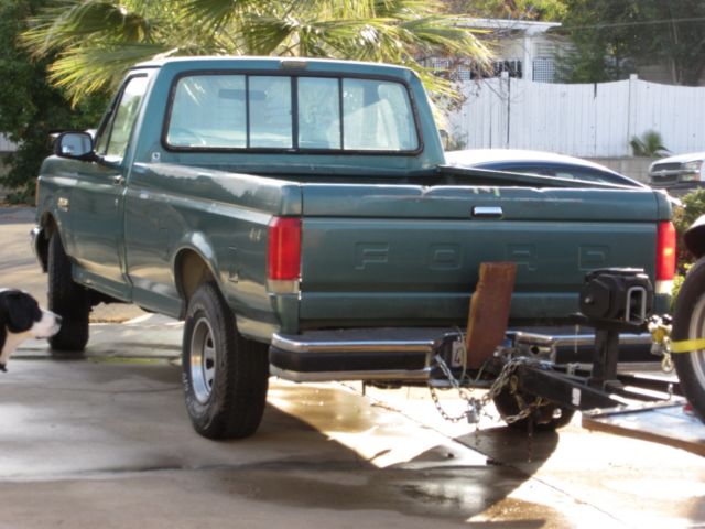 1989 Green Ford F-150 Coupe