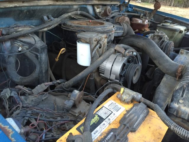 1984 Blue Ford F-250 Standard Cab Pickup