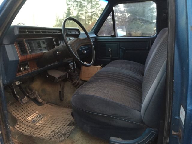 1984 Blue Ford F-250 Standard Cab Pickup