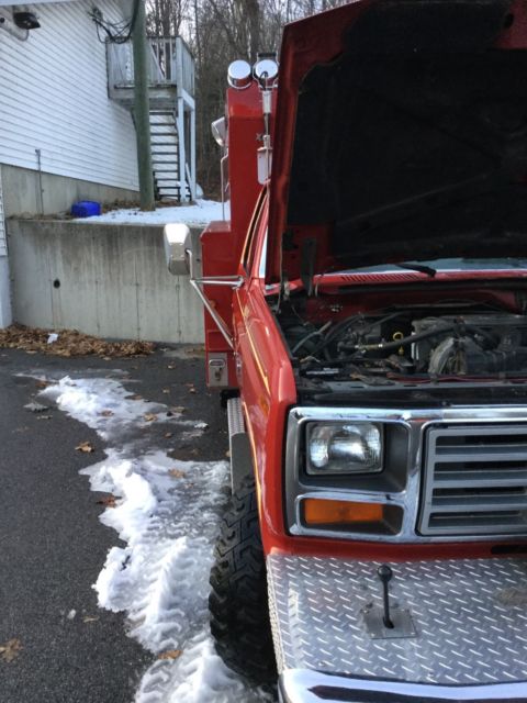 1986 Red Ford F-350