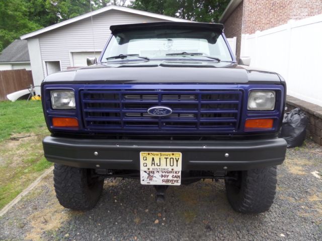 1986 Black Ford F-350 Standard Cab Pickup