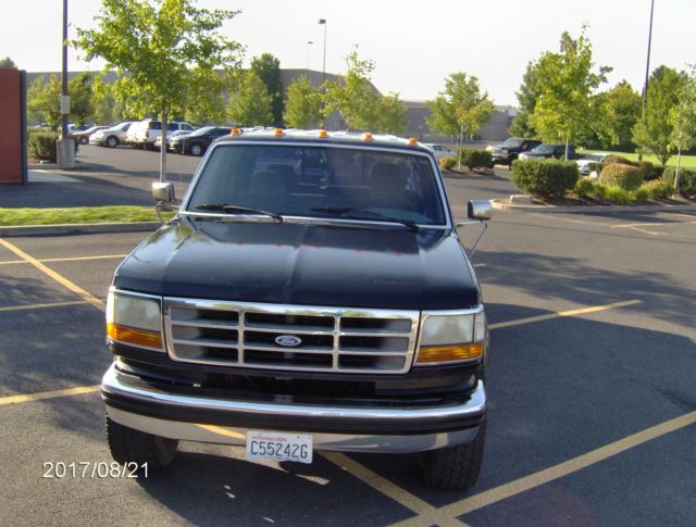 1994 Black Ford F-350 Extended Crew Cab Pickup