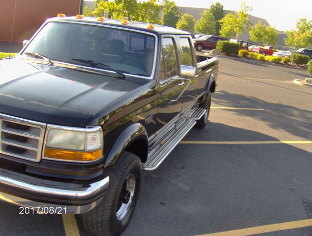 1994 Black Ford F-350 Extended Crew Cab Pickup