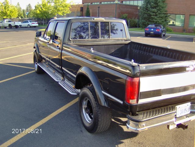 1994 Black Ford F-350 Extended Crew Cab Pickup