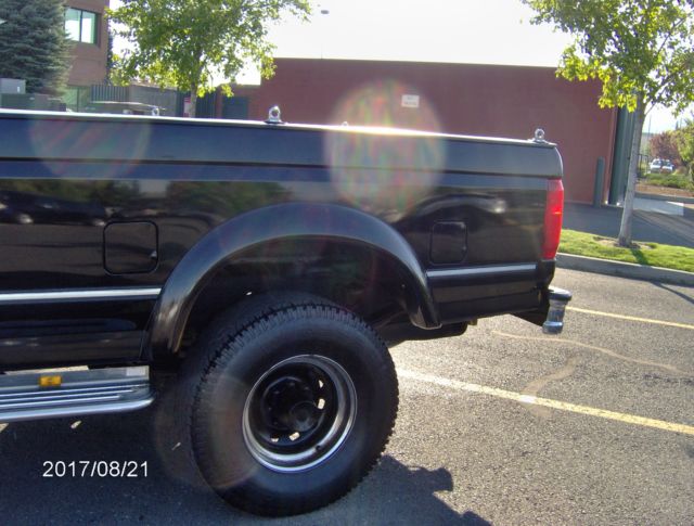 1994 Black Ford F-350 Extended Crew Cab Pickup