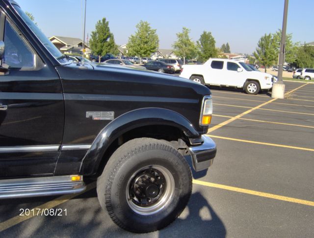 1994 Black Ford F-350 Extended Crew Cab Pickup