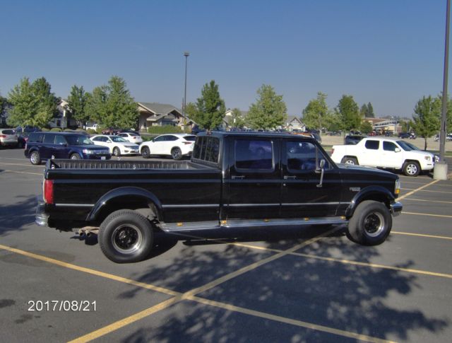 1994 Black Ford F-350 Extended Crew Cab Pickup