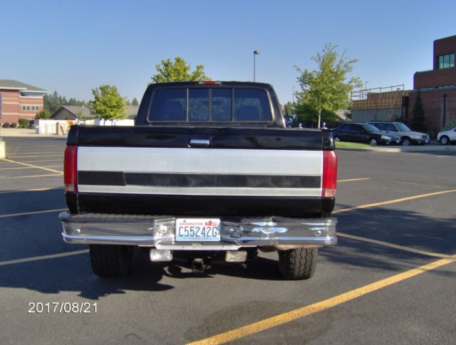 1994 Black Ford F-350 Extended Crew Cab Pickup
