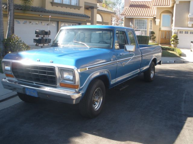1978 Blue Ford F-350 Crew Cab Pickup