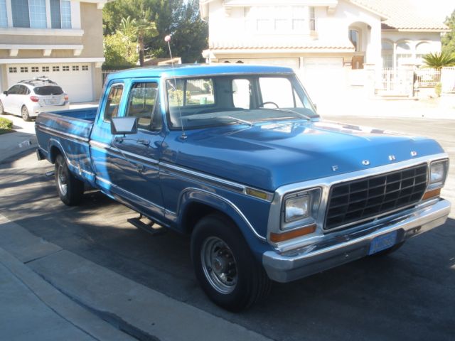 1978 Blue Ford F-350 Crew Cab Pickup