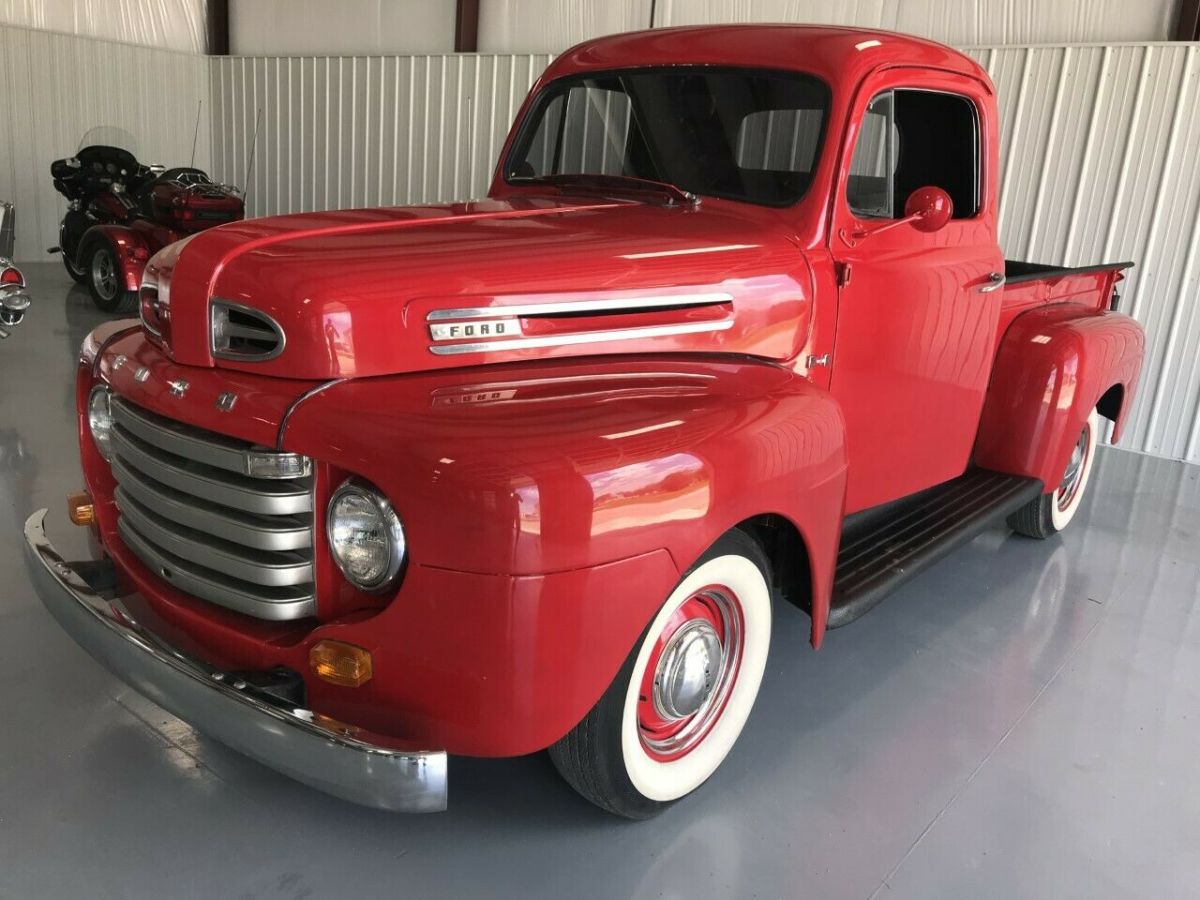 1950 Black Ford F1 Standard Cab Pickup