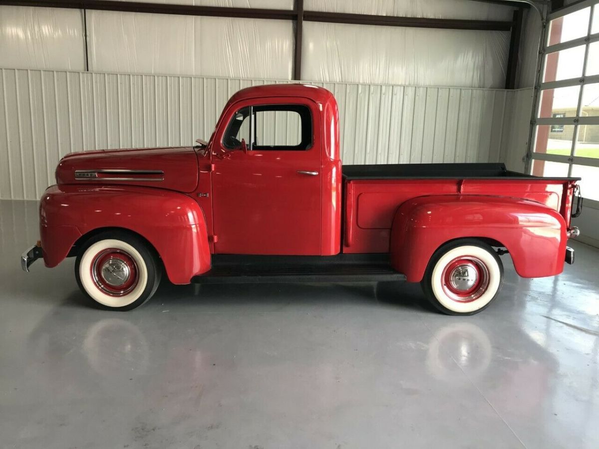 1950 Black Ford F1 Standard Cab Pickup