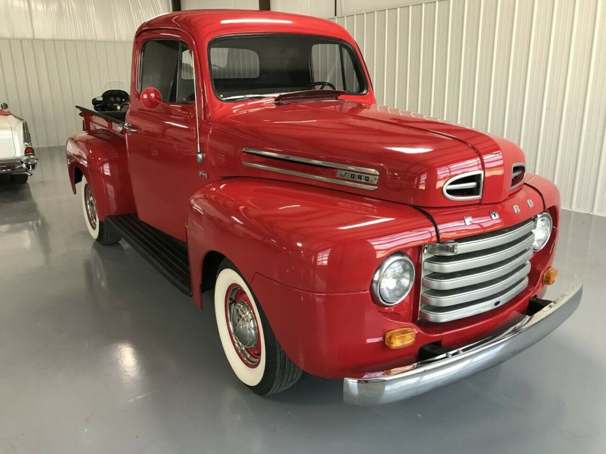 1950 Black Ford F1 Standard Cab Pickup