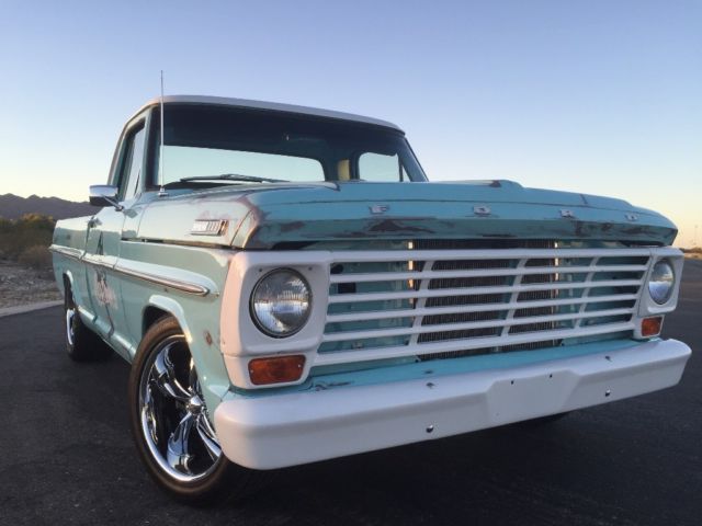 1967 Blue Ford F-100 Standard Cab Pickup
