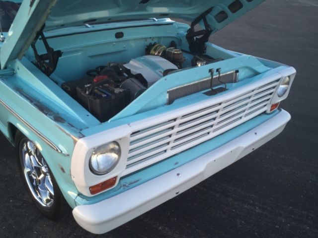1967 Blue Ford F-100 Standard Cab Pickup