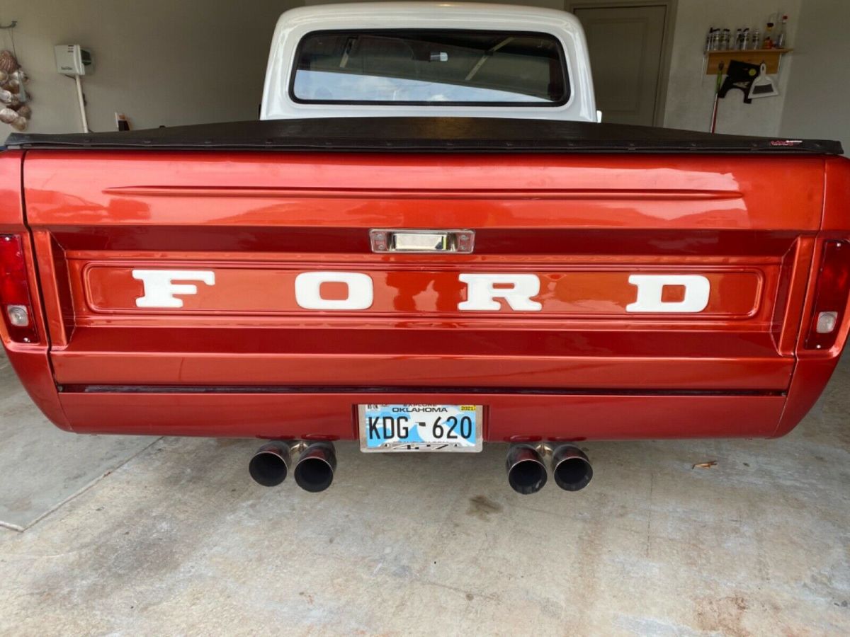 1970 Orange Ford F-100 Standard Cab Pickup