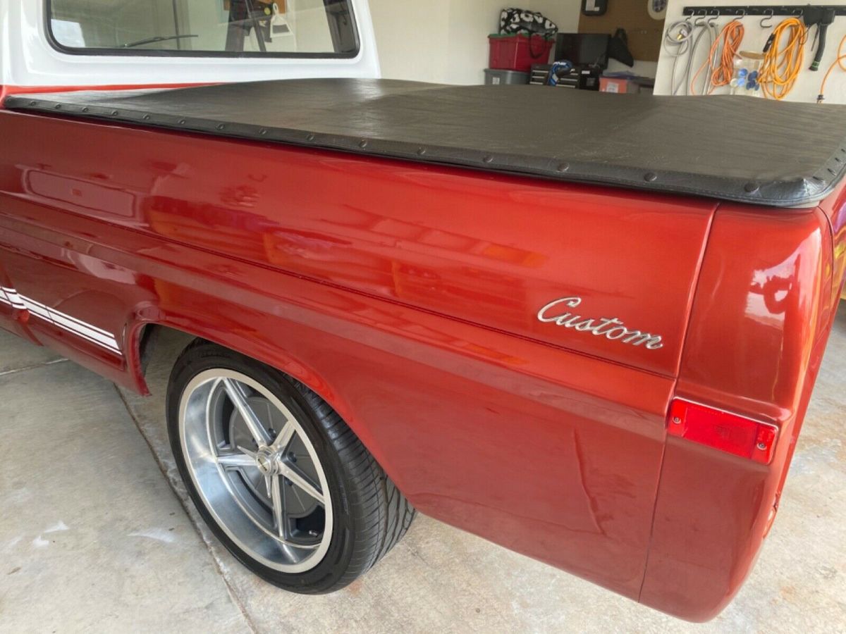 1970 Orange Ford F-100 Standard Cab Pickup