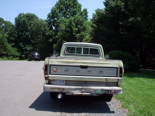1970 Ford F-100 Standard Cab Pickup